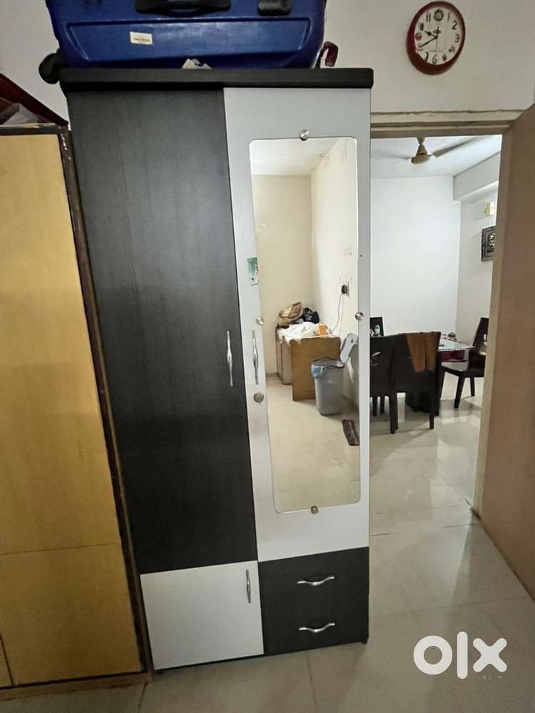 wooden wardrobe