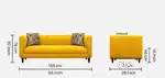 Niki three seater sofa