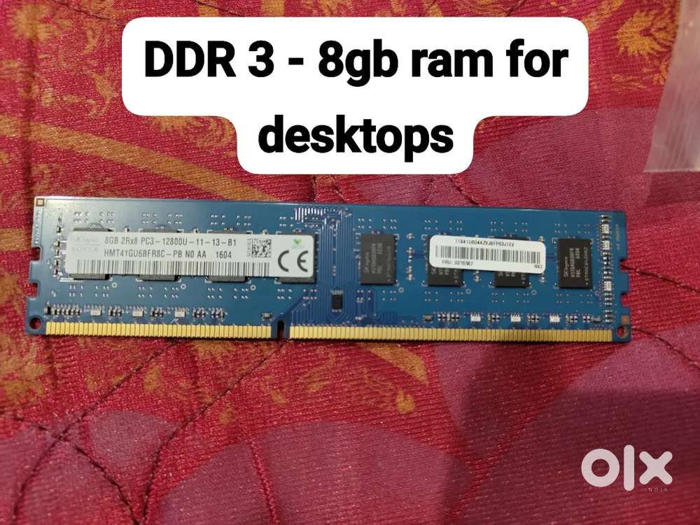 8 DDR3 RAM for laptop and desktops