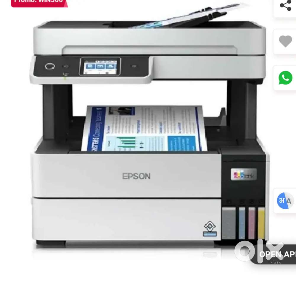 Canon 2002n and 3120 colour Epson l6460 /Honda 2800 Genset