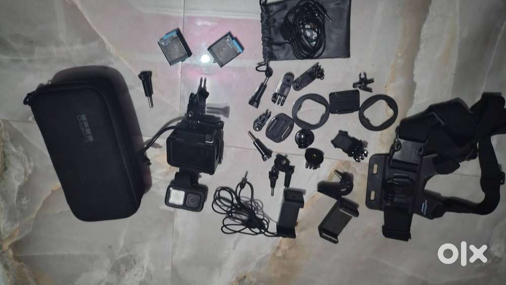 GoPro Hero 9 black with mic converter