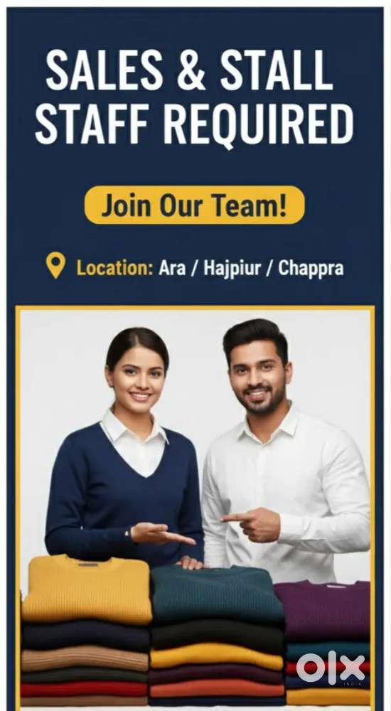 Sales Staff Required