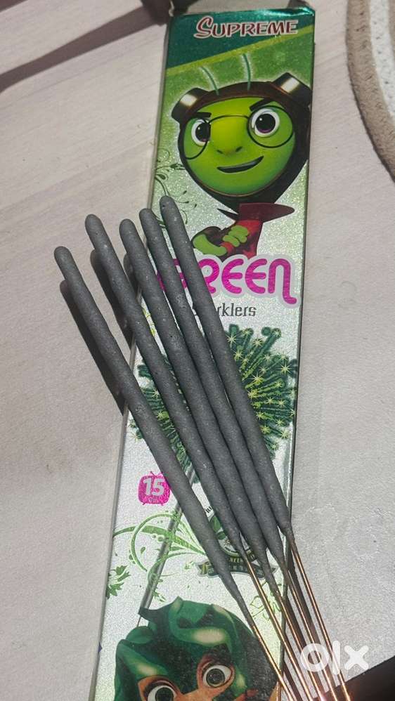 Green Sparkles 5 Pcs