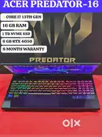 ACER PREDATOR HELIOS 16 GAMING LAPTOP