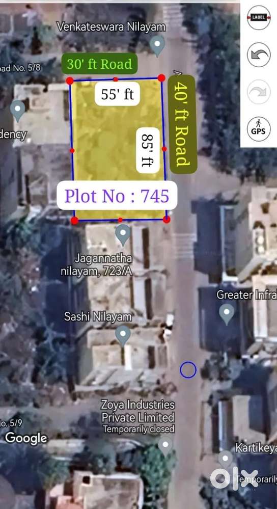 400 and 800 sq yards 30 to 40 open plots at matusrinagar miyapur