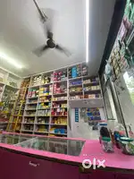 All shop furniture with all shoes and cosmetic things