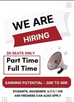 WORK FROM HOME STUDENTS, HOUSEWIFE & JOB PERSON