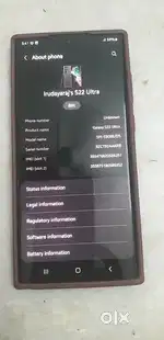 Samsung s 22 ultra in mint condition