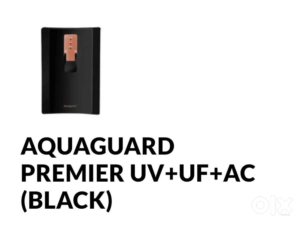 Aquaguard premier water purifier UF+UF+AC