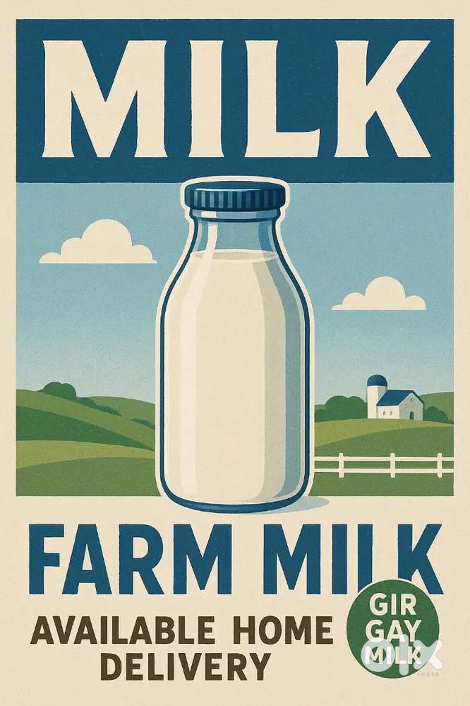 Get farm milk gir gay home delivery