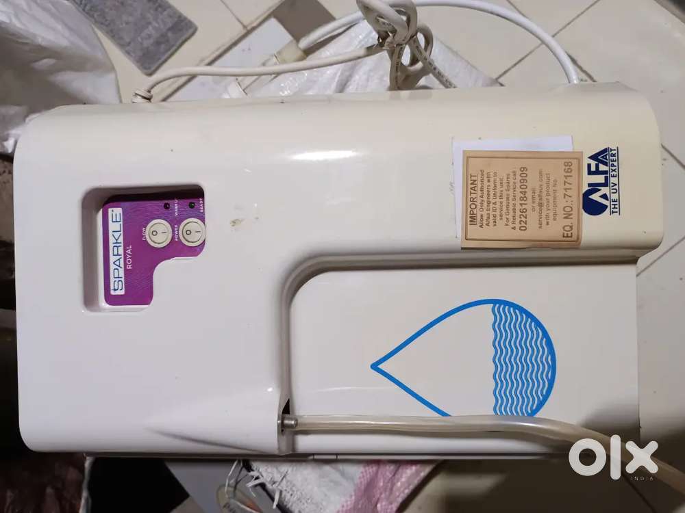 Alfaa Sparkle Royal UV Water Purifier (Working Condition)