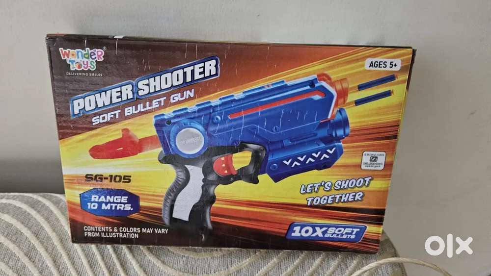 Power shooter Soft Bullet Gun(Kid Friendly 5+ Yrs.)