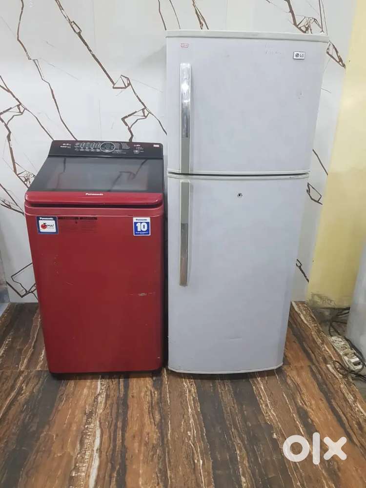Lg flower model refrigerator & panasonic washing machine available*/*