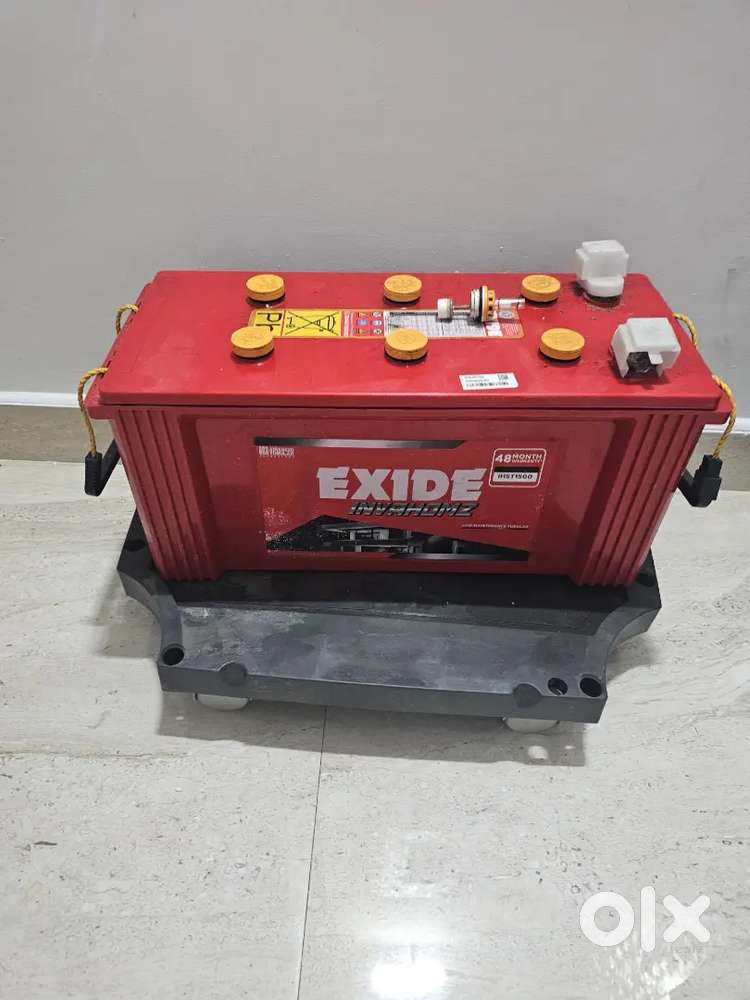 12 V 150 Ah Exide battery along with Inverter 2 years warranty left