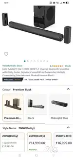 Boat sound bar 3150d brand new condition