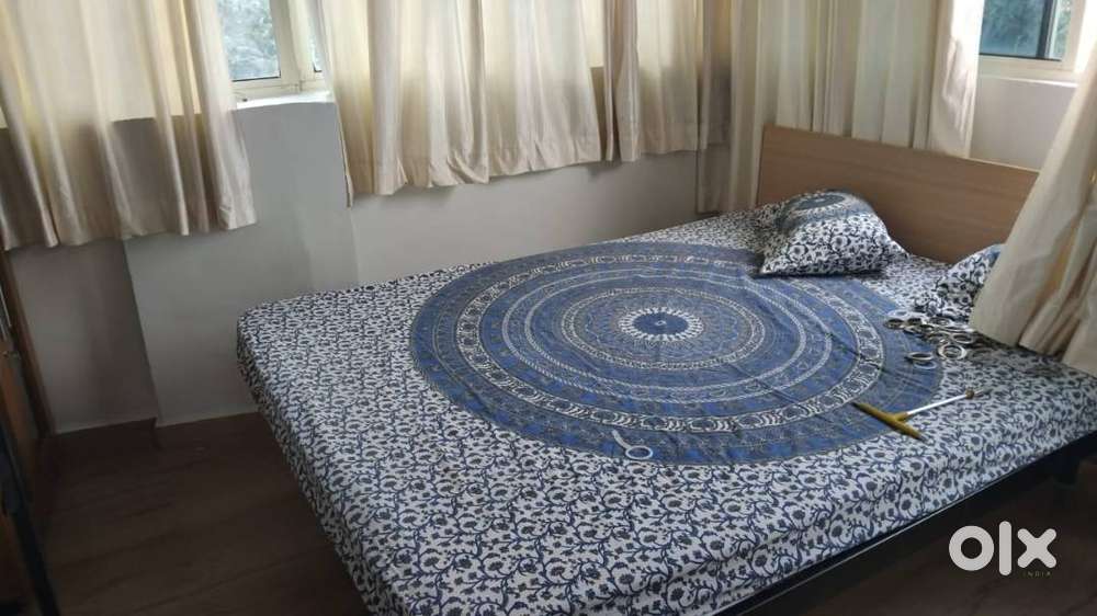 FOR BACHELORS / STUDENTS . SINGLE AC ROOM WITH BATHROOM . FURNISHED.