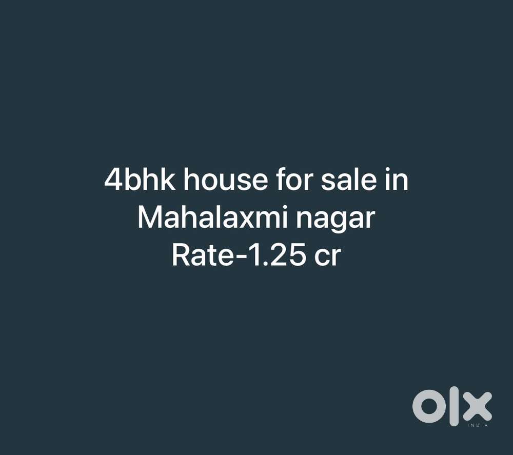 4bhk independent house for sale in Mahalaxmi nagar