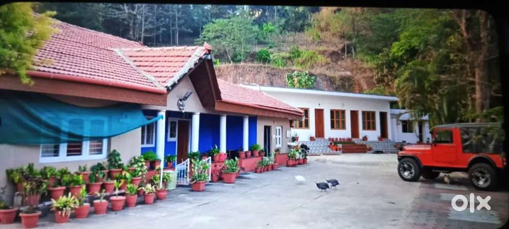 One acra land running home stay rent or sale