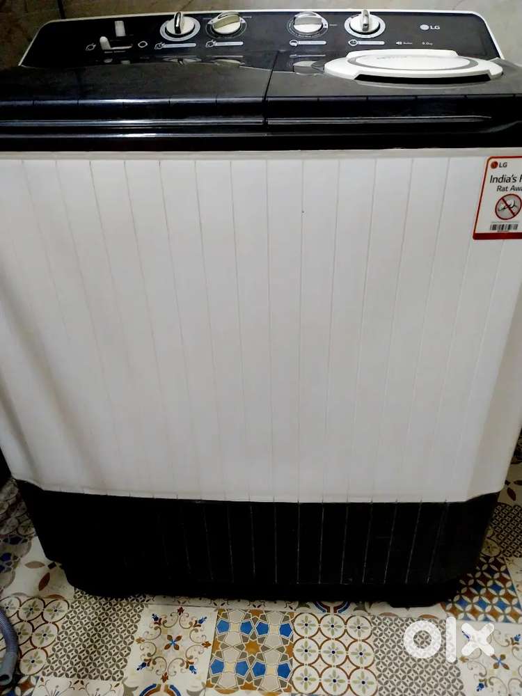 Semi automatic washing machine 9 kg working condition