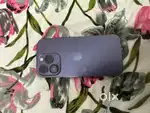 I phone 14 pro 128 gb deep purple with box
