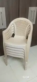 Fiber chair ,  SET OF 5 ,  LIGHT Weighted chair