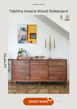 Sideboard,Tv Unit,Crockery in Solid Wood at Factory Prices. Brand New