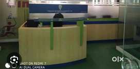 Glass top original ply Good quality Reception table