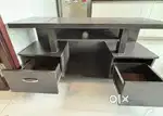 TV Stand + Foldable Study/Work Desk – Good Condition