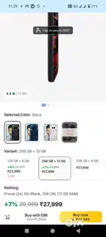 Exchange nothing phone 2a