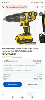 Cordless hammer drill