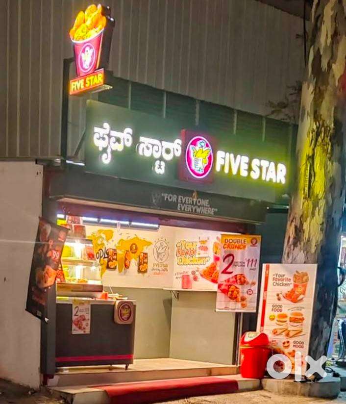 Five star chicken shop for sale