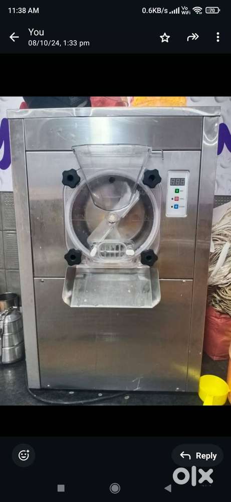 Icecream Gelato machine