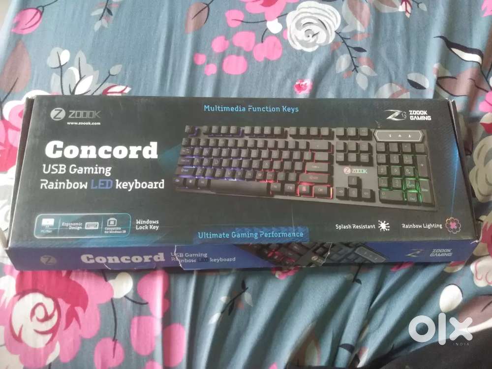 USB Gaming Rainbow LED keybord