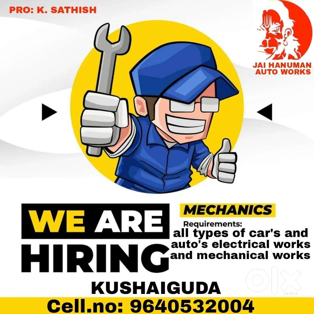 Wanted mechanic workers