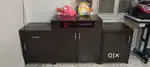 TV stand 3 table top and 1 almari