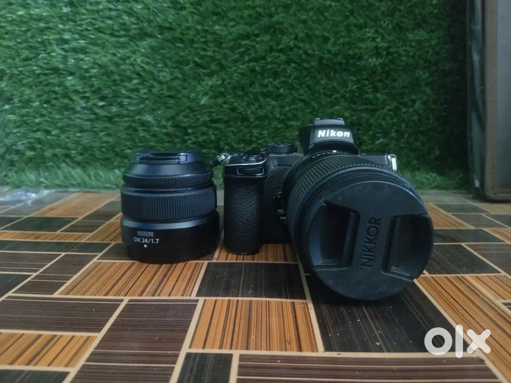Nikon z50 with 18-140 mm lence & 24mm 1.7 lence
