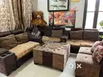 L shape seven seater sofa