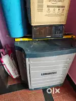 Luminous Inverter & Battery Combo with Trolley price negotiable