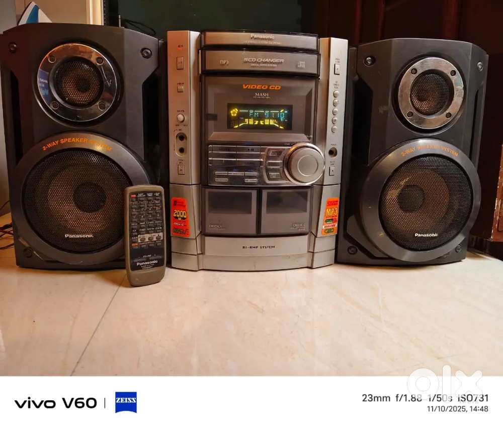 PANASONIC MUSIC SYSTEM FM AUX VERY GOOD CONDITION WITH ORIGINAL REMOTE