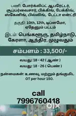 Hiring for Scanning Supervisor !!