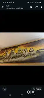 Canvas horses painting