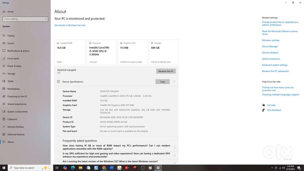 New condition CPU