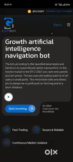 Gainbot trading and Ai multi purpose invest concept