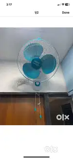 USHA Maxx Air Ultra Wall Fan  400MM Sweep Size  1350_RPM
