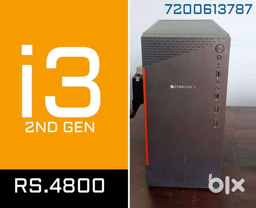 computer CPU  i3 2nd GEN  8gb ram  (high speed)  6 month warranty