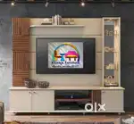 Khwaja Furniture. Beautiful Tv unit. Bajaj finance available