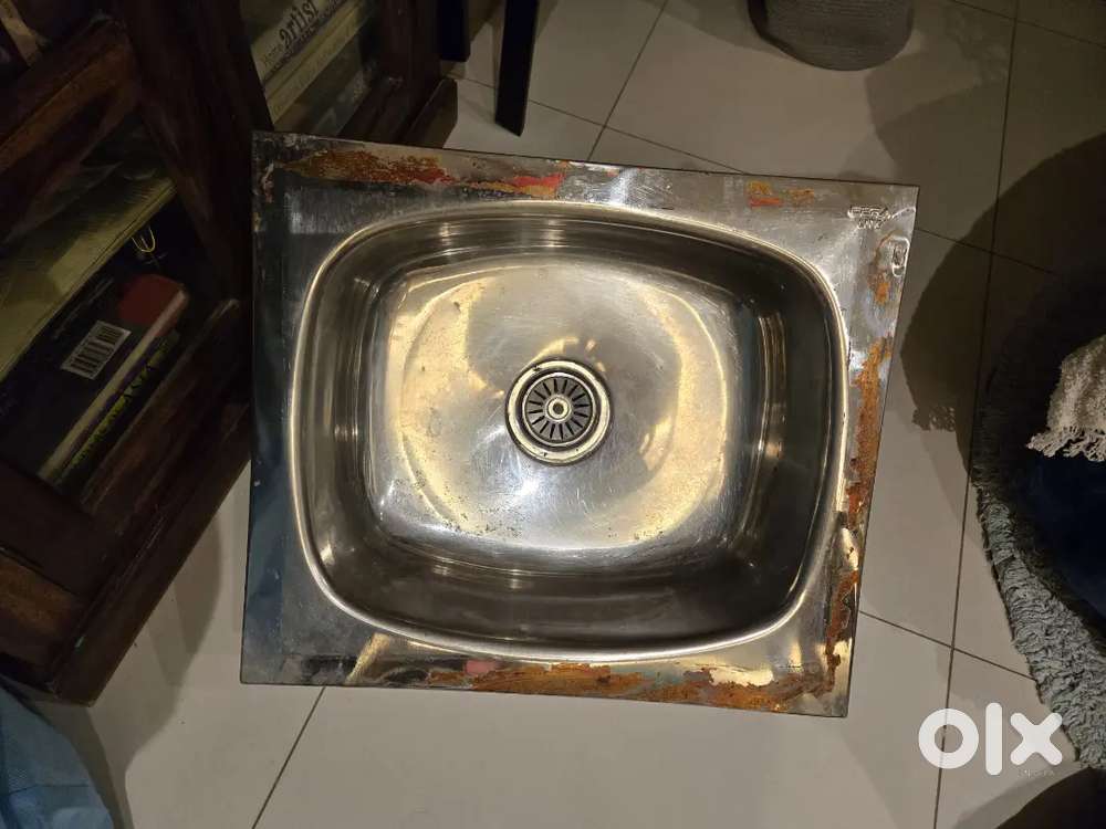 Unused CERA branded stainless steel kitchen sink