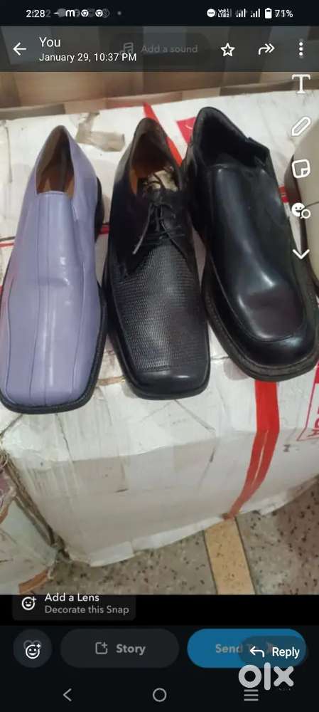 Awesome Original Old Leather  SHOES Stock 175 pairs