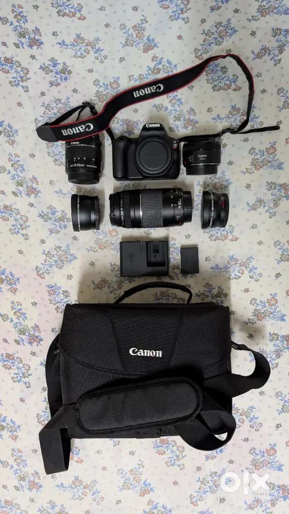 Canon DSLR Full Photography Kit – Excellent Condition