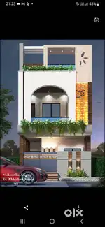 New Garden facing Bangalow for sale at samarpark Colony, Nipania